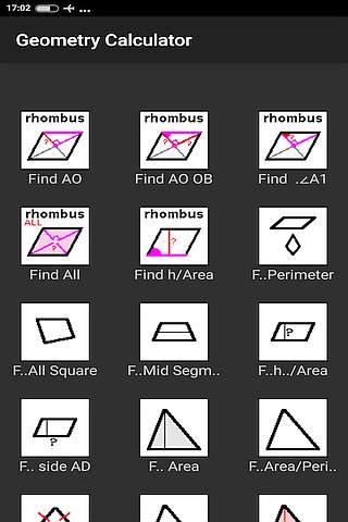 Geometry Calculator screenshot 2