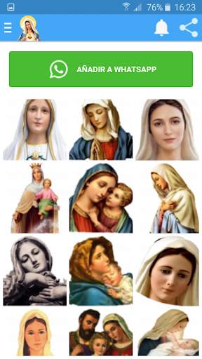 Virgen María & Jesús Stickers para Whatsapp 😍 screenshot 3