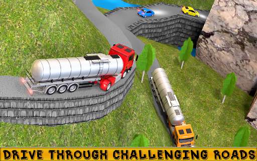 Oil Tanker Truck Transport-Cargo Simulation Game screenshot 1