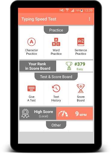 Typing Speed Test - Master screenshot 10