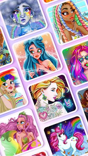 Coloring Fun : Color by Number Games screenshot 2