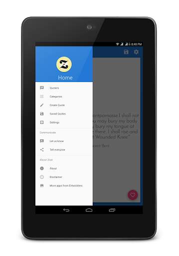 Zitat : Best Quotes App on PlayStore screenshot 13