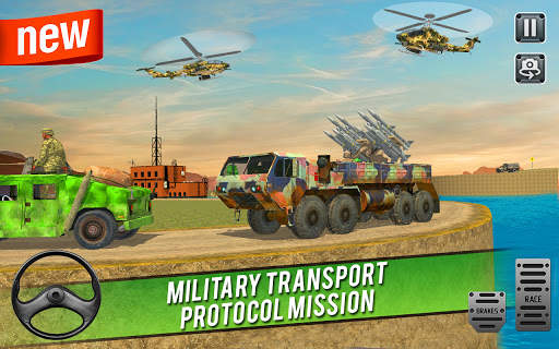 US Army Cargo Transport Truck Driving Simulator screenshot 1