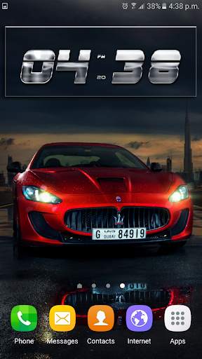Cars Clock Wallpaper HD screenshot 12