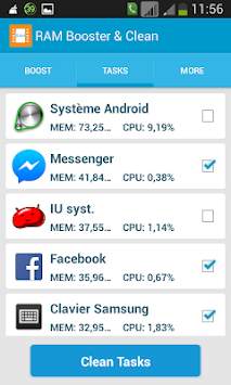 RAM Booster & Clean screenshot 2