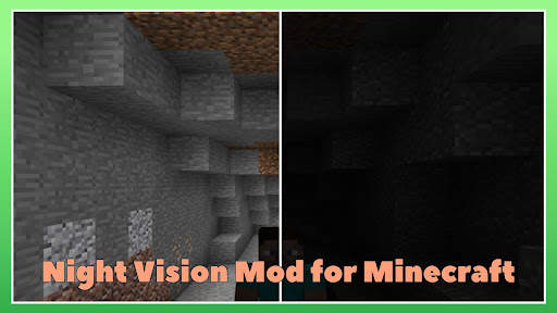 Night Vision Mod  Minecraft screenshot 1