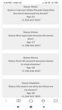 Real Girls Mobile Number For Whatsapp (Prank) screenshot 4
