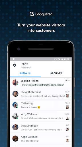 Inbox - Live Chat by GoSquared screenshot 1