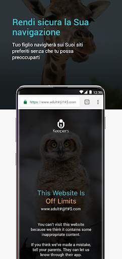 Keepers – App di Parental Control screenshot 8