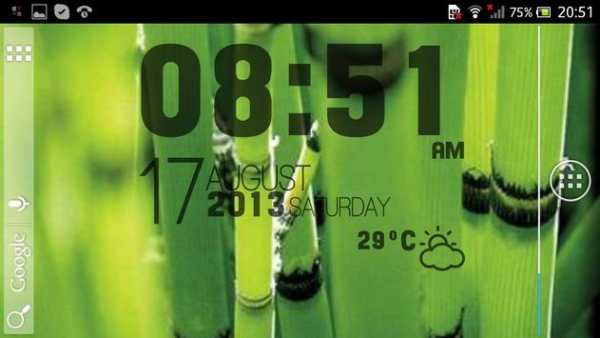 Sense Clock Live Wallpaper screenshot 9