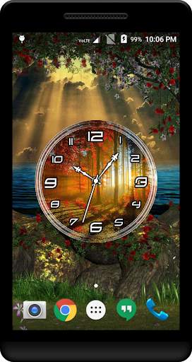 Sunrise Clock Live Wallpaper screenshot 2