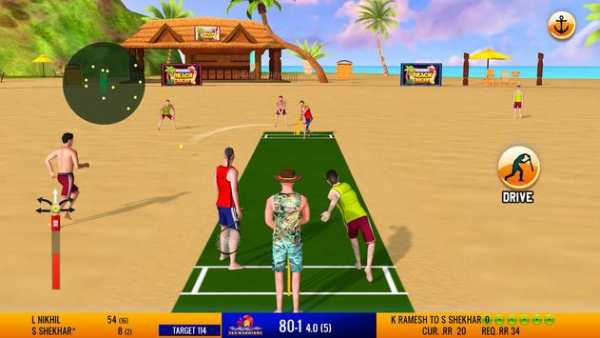 Friends Beach Cricket screenshot 2