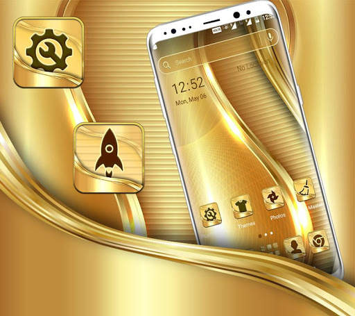 Golden Launcher Theme screenshot 3