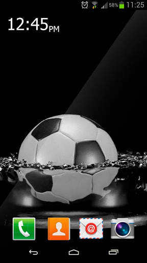 Soccer Ball Live Wallpaper screenshot 1