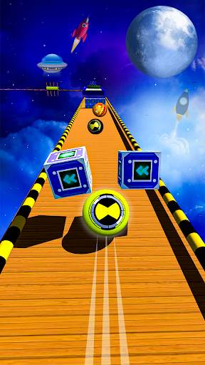 Sky Parkour Rolling Going Ball screenshot 1