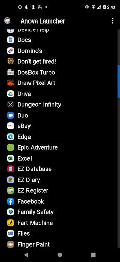 Anova Launcher screenshot 2