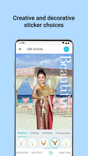 Thai Wedding Dress Photo Edit screenshot 6