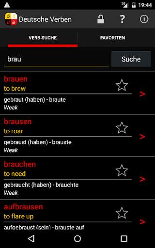 Deutsche Verben screenshot 8
