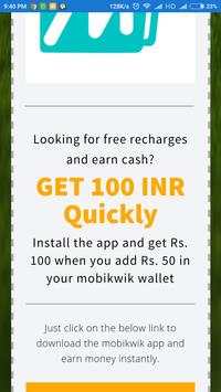 Earn Free Cash / Recharges screenshot 2