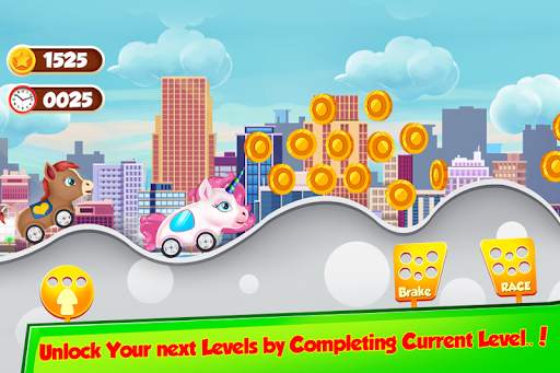 Unicorn Racing Cars Animals Vroom screenshot 7
