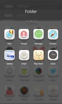 Pure White GO Launcher Theme screenshot 4