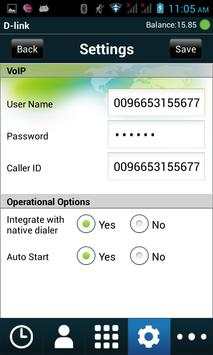 D-link itel dialer screenshot 3