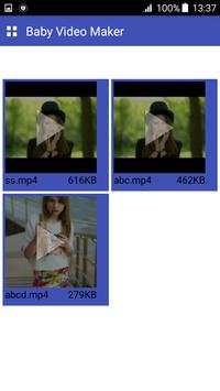 Baby Video Maker screenshot 2