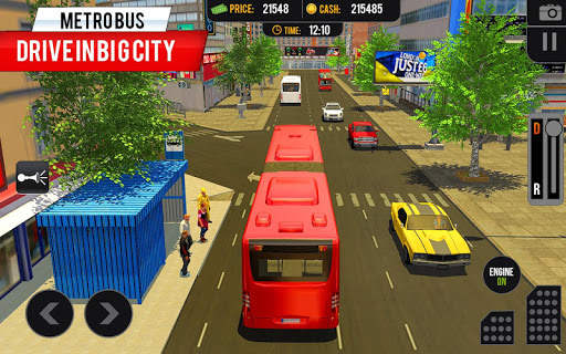 City Bus Driving Coach Games screenshot 2