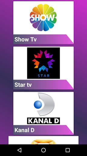 Mobil Canlı TV screenshot 1