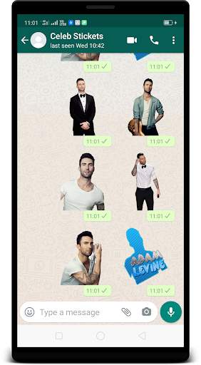 Adam Levine WAStickerApps : Stickers for Whatsapp screenshot 4