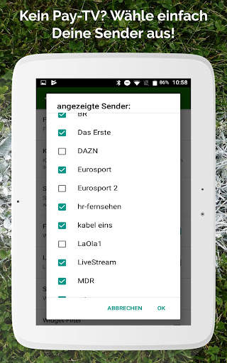Fussball im TV live screenshot 19