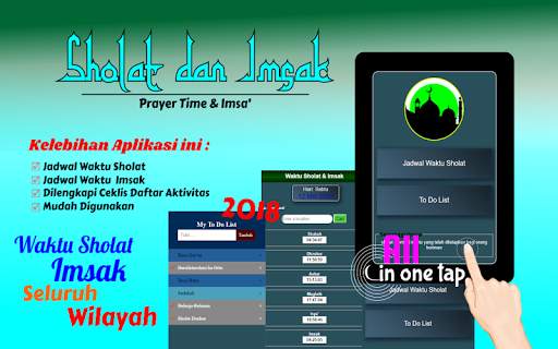 Jadwal Waktu Sholat dan Imsak screenshot 1