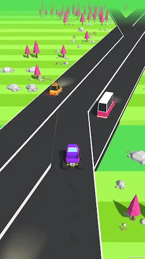 Traffic Run!: Driving Game 3 تصوير الشاشة