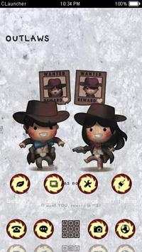 Cowboy Couple Theme C Launcher screenshot 3