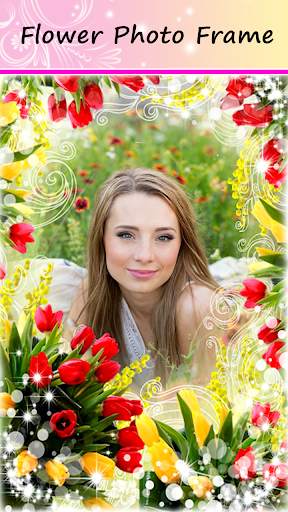 Lovely Flowers Photo Frame - Flower Frame screenshot 1