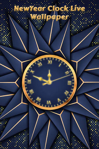 new year clock live wallpaper, new year wishes screenshot 3
