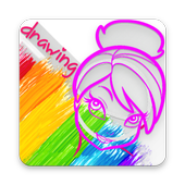 how to drawing Barby icon