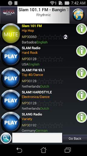 WWTuner radio player screenshot 3