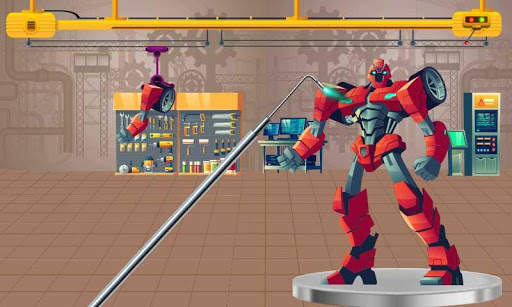 Grand Robot Car Iron Factory Maker Game screenshot 4