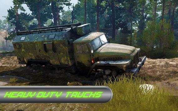 Offroad Trucker : Muddy Tracks Cargo Transport 3D screenshot 1