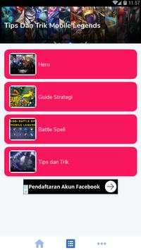 Tips dan Trik Mobile Legends 2020 screenshot 1