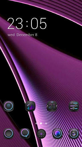 Colorful theme Purple business supple for Galaxy screenshot 4