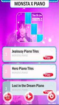 Monsta X Piano Tiles screenshot 1