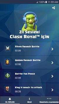 Zil Sesleri Clash Royale™ için screenshot 1