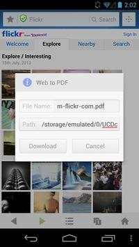 Web to PDF Converter screenshot 1