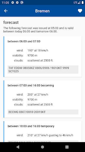 Aviation weather - METAR & TAF screenshot 3
