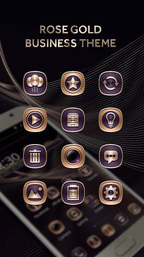 Rose gold business theme screenshot 5