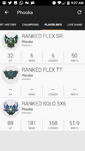 Matches for League of Legends screenshot 7
