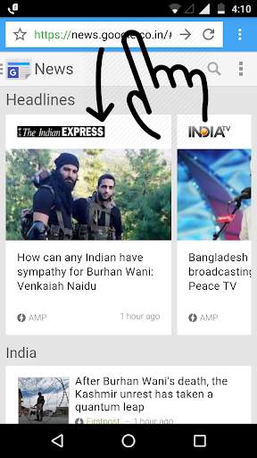 AdBlocker Lite Browser screenshot 1