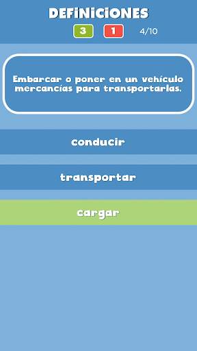 Guess the correct word Spanish screenshot 4